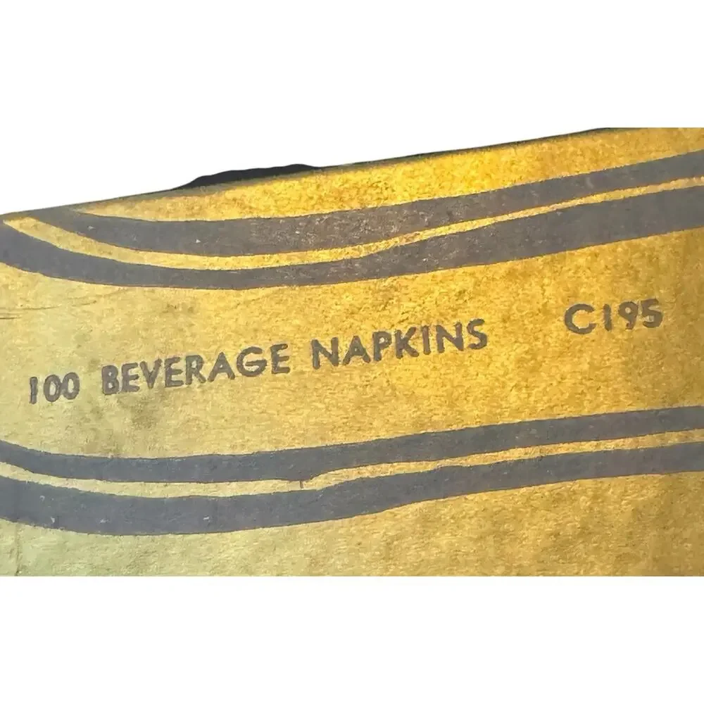 Vintage Monogrammed Beverage Napkins Letter G Paper Napkins Barware‎ Party READ